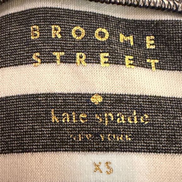 Kate Spade Broome Street Black White Striped Dress, size XS - Picture 4 of 10